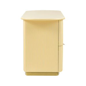 TOV Furniture Francesca 58" 3-Drawer Desk – Timeless Tuscan Charm with Stylish Storage for Home Office Organization Yellow TOV-H69001