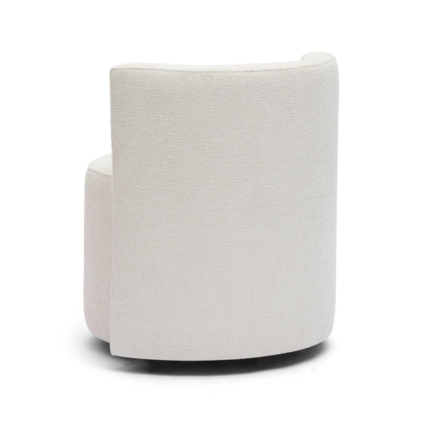 TOV Furniture Alyssa Cream Chenille Rolling Desk Chair - Stylish, Comfortable, and Perfect for Your Home Office Space! TOV-H69259