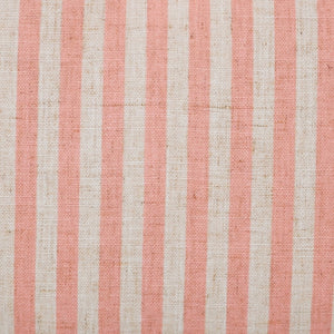 TOV Furniture Alyssa Striped Linen Rolling Desk Chair - Chic Comfort with Retro Design for Stylish Workspaces Pink TOV-H80001