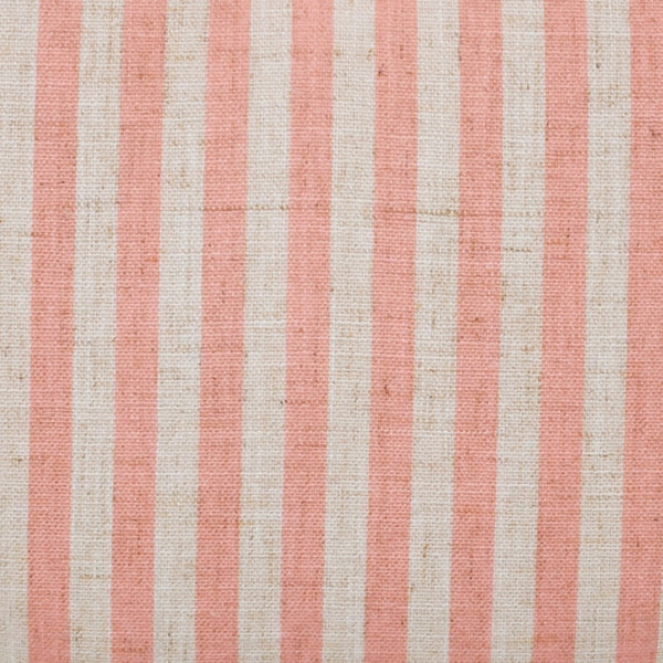 TOV Furniture Alyssa Striped Linen Rolling Desk Chair - Chic Comfort with Retro Design for Stylish Workspaces Pink TOV-H80001