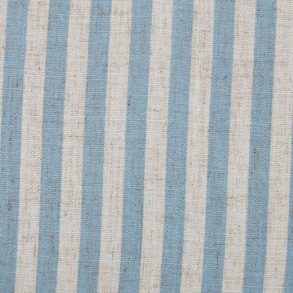 TOV Furniture Alyssa Striped Linen Rolling Desk Chair - Chic Comfort with Retro Design for Stylish Workspaces Blue TOV-H80002