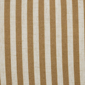 TOV Furniture Alyssa Striped Linen Rolling Desk Chair - Chic Comfort with Retro Design for Stylish Workspaces Mustard Yellow TOV-H80003