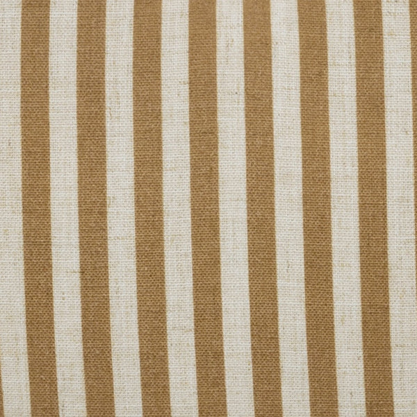 TOV Furniture Alyssa Striped Linen Rolling Desk Chair - Chic Comfort with Retro Design for Stylish Workspaces Mustard Yellow TOV-H80003