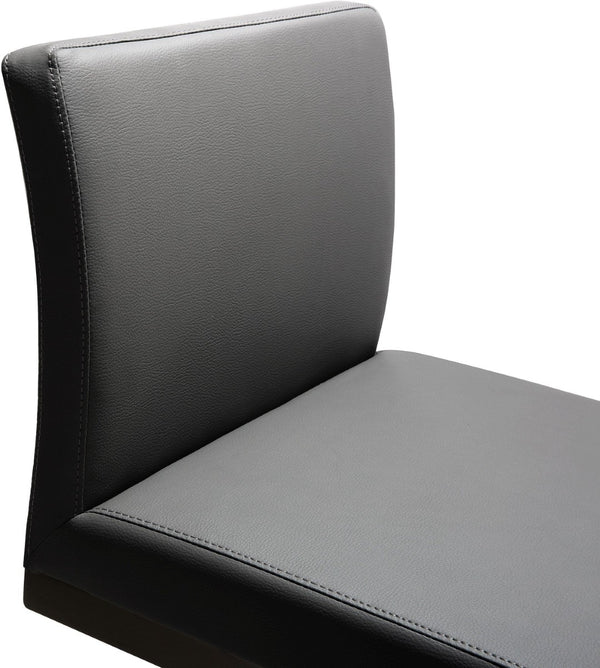 TOV Furniture Parma Performance Vegan Leather Counter Stool Set of 2 – Stylish Comfort for Modern Spaces Grey TOV-K3606