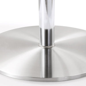 TOV Furniture Amalfi Performance Vegan Leather Adjustable Stool - Stylish Swivel Seating for Modern Spaces Black TOV-K3615