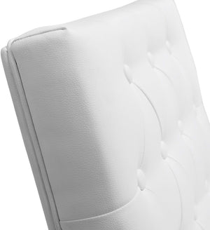 TOV Furniture Helsinki White Performance Vegan Leather Stool Set of 2 - Modern, Durable Comfort for Any Space Counter Height TOV-K3640