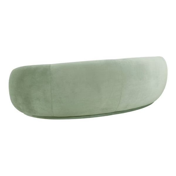 Kendall Velvet Sofa - Luxurious Curved Design with Plush Upholstery for Modern Living Spaces