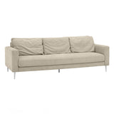 Vari Beige Textured Velvet Lounge Sofa TOV-L54244 TOV Furniture