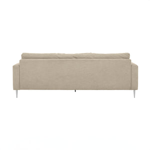 Vari Beige Textured Velvet Lounge Sofa TOV-L54244 TOV Furniture