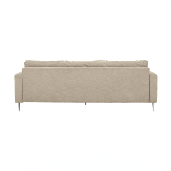 Vari Beige Textured Velvet Lounge Sofa TOV-L54244 TOV Furniture