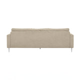 Vari Beige Textured Velvet Lounge Sofa TOV-L54244 TOV Furniture