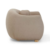 Judy Light Brown Boucle Sofa TOV-L54362 TOV Furniture