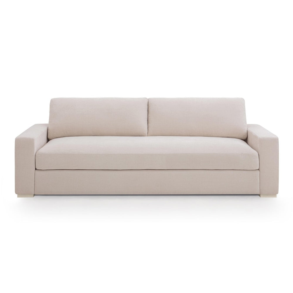 TOV Furniture Beckham 96" Chenille Sofa - Luxurious Comfort, Durable Performance Fabric, Perfect for Any Decor Cream TOV-L54549