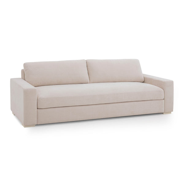 TOV Furniture Beckham 96" Chenille Sofa - Luxurious Comfort, Durable Performance Fabric, Perfect for Any Decor Cream TOV-L54549