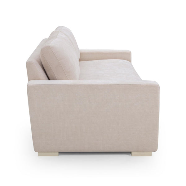 TOV Furniture Beckham 96" Chenille Sofa - Luxurious Comfort, Durable Performance Fabric, Perfect for Any Decor Cream TOV-L54549