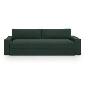 TOV Furniture Beckham 96" Chenille Sofa - Luxurious Comfort, Durable Performance Fabric, Perfect for Any Decor Green TOV-L54550