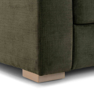TOV Furniture Beckham 96" Upcycled Chenille Sofa - Sustainable Luxury with Deep Comfort & Easy-Care Performance Fabric Olive Green TOV-L54608