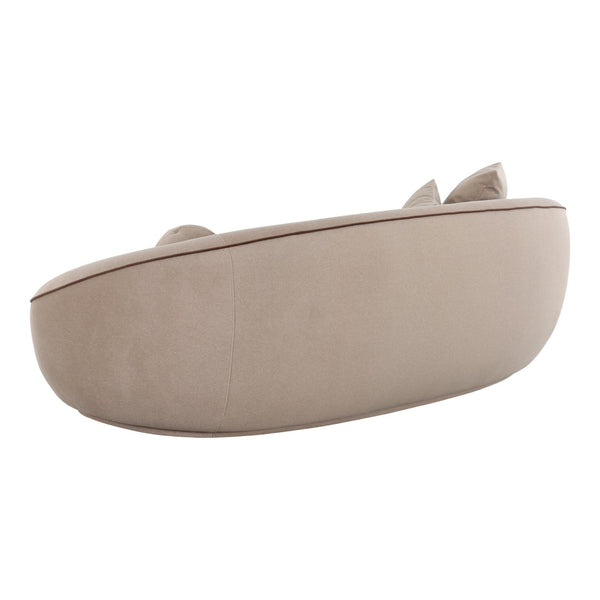 TOV Furniture Jenny 98.5" Taupe Faux Mohair Sofa - Luxurious Comfort, Durable Design & Modern Style for Any Space TOV-L54720