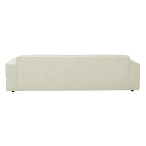 TOV Furniture Olafur 96.5" Upholstered Sofa - Modern Mid-Century Design for Luxurious Comfort and Style Cream TOV-L68106