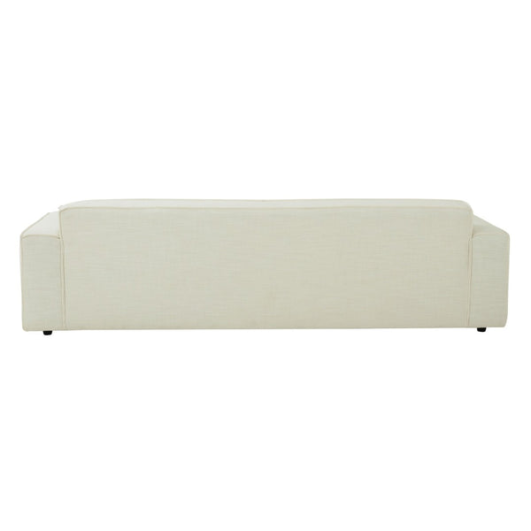 TOV Furniture Olafur 96.5" Upholstered Sofa - Modern Mid-Century Design for Luxurious Comfort and Style Cream TOV-L68106