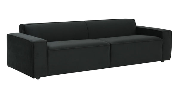 TOV Furniture Olafur 96.5" Upholstered Sofa - Modern Mid-Century Design for Luxurious Comfort and Style Black TOV-L68107