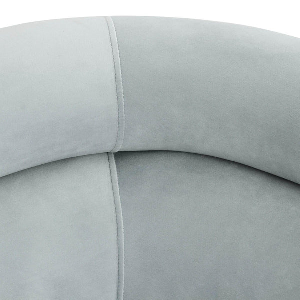 TOV Furniture Macie Sofa - Chic Channel-Tufted Design with Plush Velvet Upholstery for Modern Living Room Comfort Sea Blue TOV-L68115