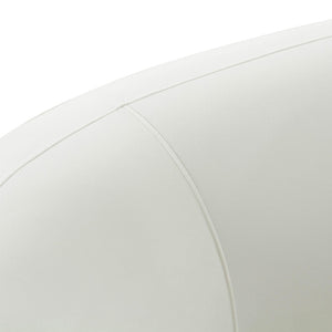 TOV Furniture Kendall 120" Velvet Sofa - Luxurious Handcrafted Comfort with Contemporary Elegance for Your Home Cream TOV-L68334