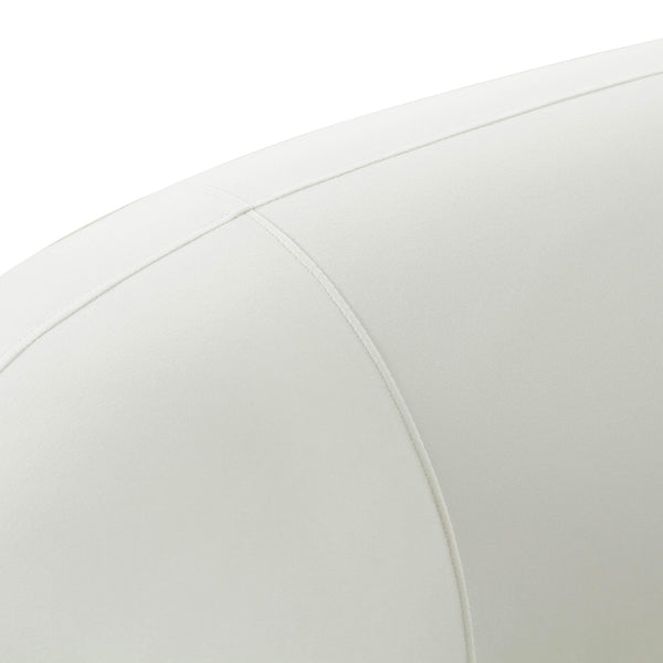 TOV Furniture Kendall 120" Velvet Sofa - Luxurious Handcrafted Comfort with Contemporary Elegance for Your Home Cream TOV-L68334