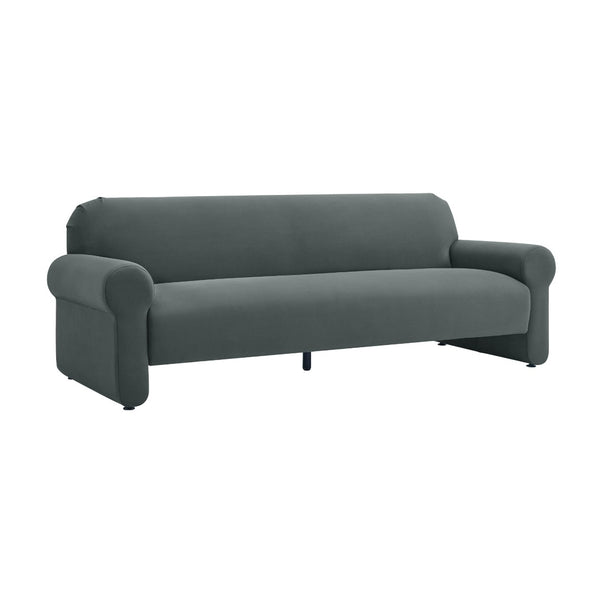 TOV Furniture Keelee 84" Velvet Sofa - Mid-Century Modern Design with Luxurious Comfort & Durable Pine Frame TOV-L68438