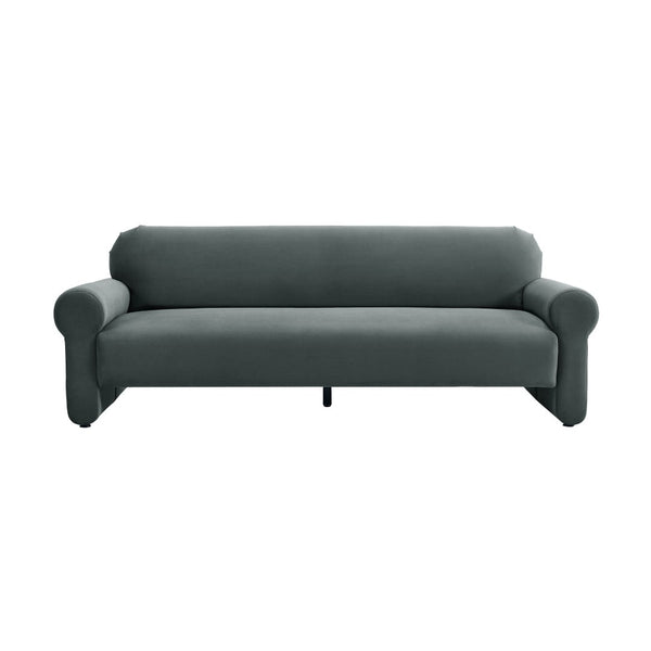 TOV Furniture Keelee 84" Velvet Sofa - Mid-Century Modern Design with Luxurious Comfort & Durable Pine Frame TOV-L68438