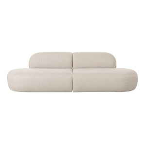 TOV Furniture Broohah 94" Upholstered Sofa - Contemporary Comfort with Sculptural Style for Your Living Room Beige TOV-L68656-SO