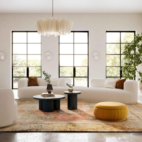 TOV Furniture Fickle 3-Piece Cream Boucle Modular Sectional – Stylish, Versatile Comfort for Modern Living Spaces TOV-L6866-C-SEC1