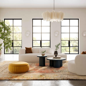 TOV Furniture Fickle 112" Modern Cream Boucle Modular Chaise Sofa for Customizable Comfort in Living Spaces LAF TOV-L6866-C-SO4L