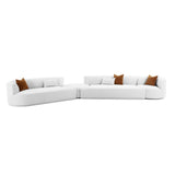 Fickle Grey Velvet 4-Piece Modular LAF Sectional TOV-L6866-G-SEC2L TOV Furniture