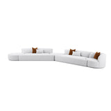 Fickle Grey Velvet 5-Piece Modular Chaise Sectional TOV-L6866-G-SEC3 TOV Furniture