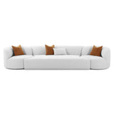 Fickle Grey Velvet 3-Piece Modular Sofa TOV-L6866-G-SO1 TOV Furniture