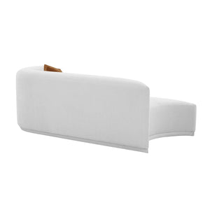 TOV Furniture Fickle 82.5" Grey Velvet Modular Loveseat - Stylish, Customizable Seating for Modern Living Spaces TOV-L68664