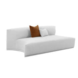 Fickle Velvet Modular Armless Loveseat