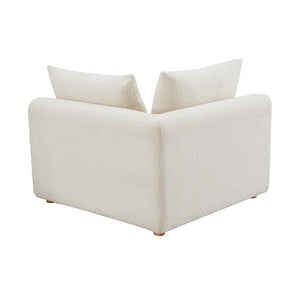 Hangover Cream Boucle Modular Corner Chair TOV-L68787-C TOV Furniture