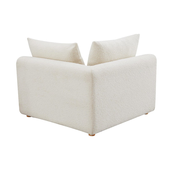 Hangover Cream Boucle Modular Corner Chair TOV-L68787-C TOV Furniture