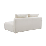 Hangover Cream Boucle Modular Loveseat TOV-L68787-LS TOV Furniture