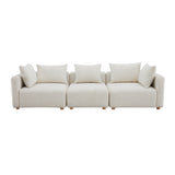 Hangover Cream Boucle Sofa TOV-L68787-SO TOV Furniture