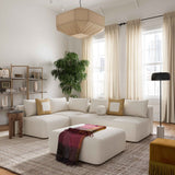 Hangover Cream Boucle 145" Long Sofa TOV-L68787-SO1 TOV Furniture