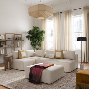 Hangover Cream Performance Linen Modular Loveseat TOV-L68788-LS TOV Furniture