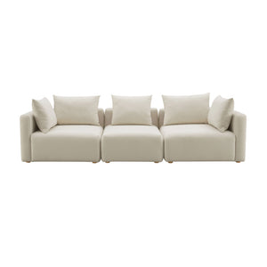Hangover Cream Performance Linen Sofa TOV-L68788-SO TOV Furniture