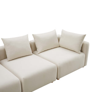 Hangover Cream Performance Linen Sofa TOV-L68788-SO TOV Furniture