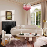 Allegra Cream Velvet Sofa TOV-L68816 TOV Furniture