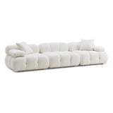 Calliope Cream Vegan Shearling Modular Sofa TOV-L68924 TOV Furniture