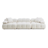 Calliope Cream Vegan Shearling Modular Sofa TOV-L68924 TOV Furniture