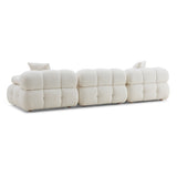 Calliope Cream Vegan Shearling Modular Sofa TOV-L68924 TOV Furniture